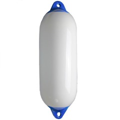 Cylindrical fender No.5 - 30cm x 90cm - White with Blue Top - 79.115.005